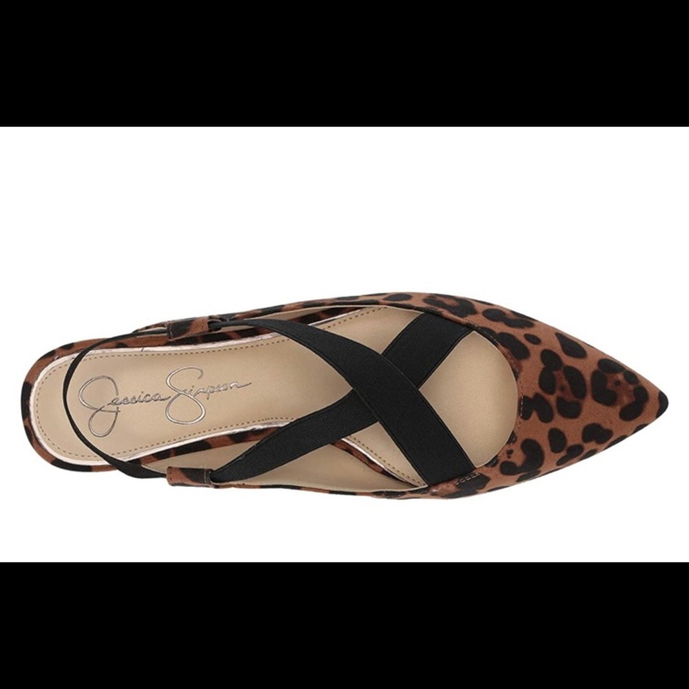 JESSICA SIMPSON | Lurina Leopard Print Flats Sz. 6 - Picture 4 of 16